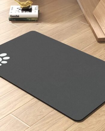 Pet Feeding Mat-Absorbent Dog Mat for Food and Water Bowl-No Stains Quick Dry Dog Water Dispenser Mat-Dog Accessories Pet Supplies-Dog Water Bowl for Messy Drinkers