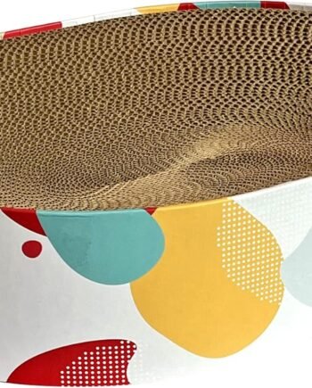 Cat Scratcher Lounge Bed - Oval Shape for Big Cat